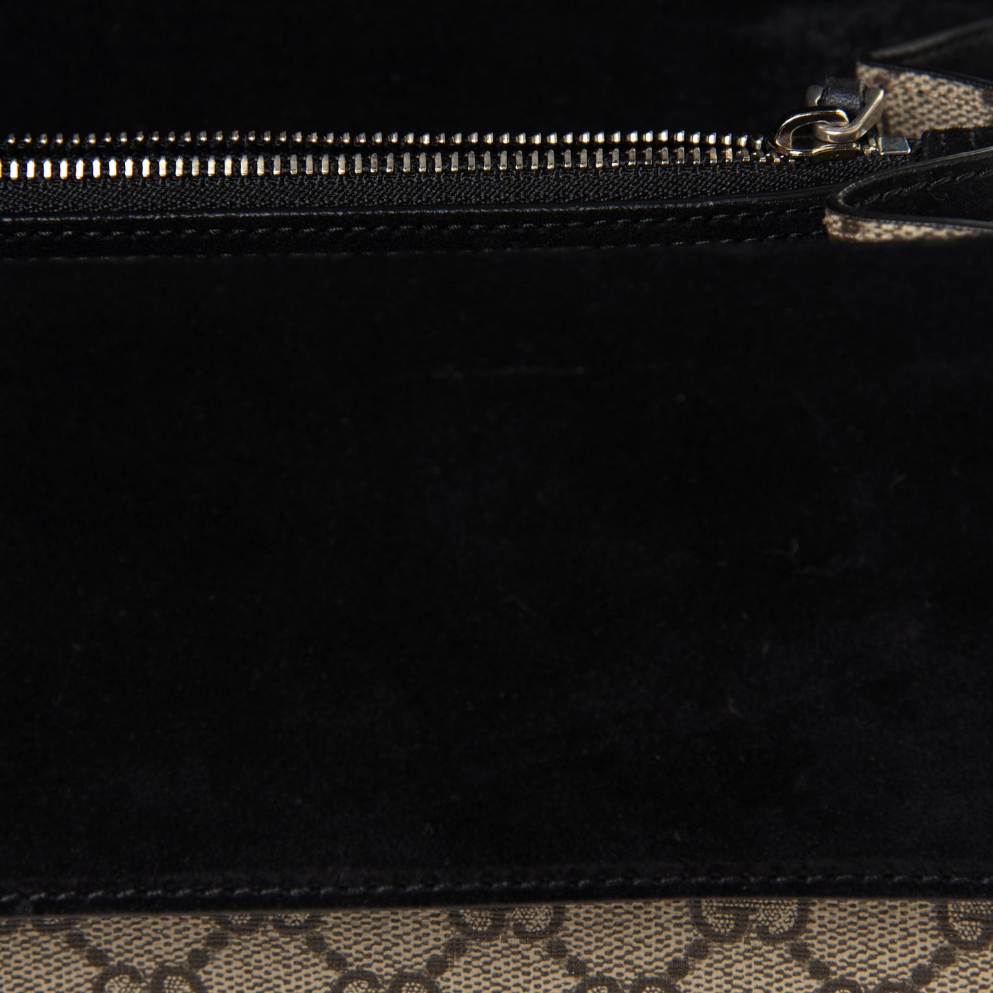 GG Supreme Monogram Small Dionysus Shoulder Bag Black