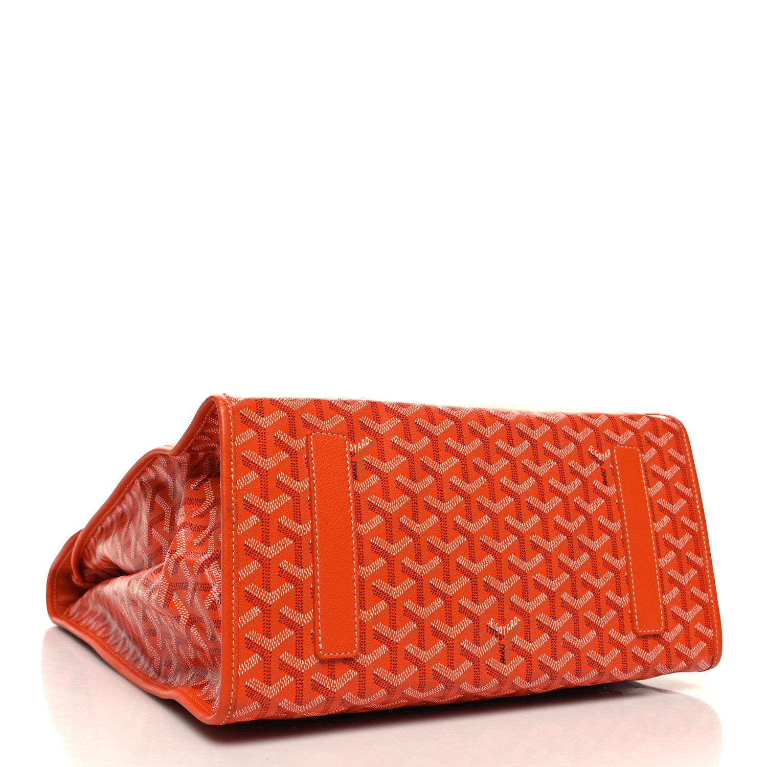Goyard Goyardine Saint Leger Soft Briefcase Backpack Orange 3 of 11