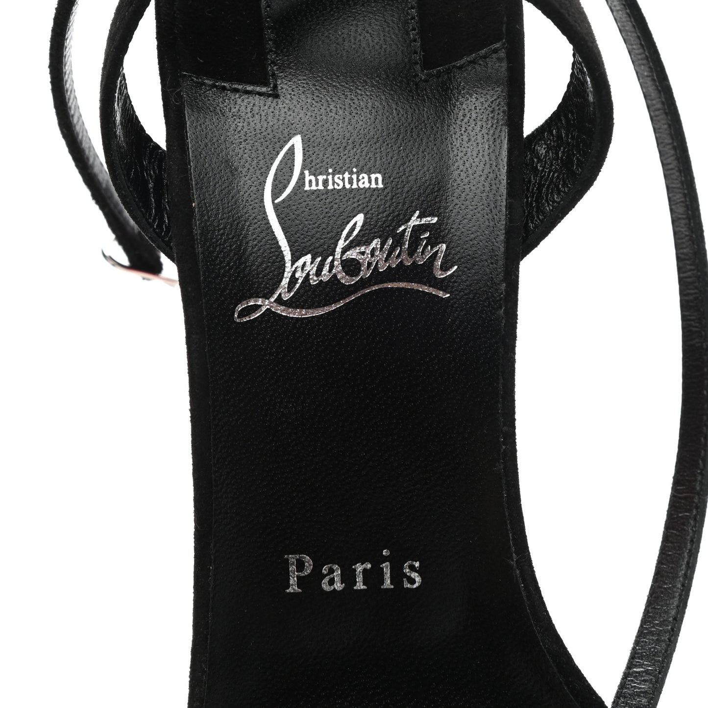 Veau Velours Umberta 100 Sandals 40 Black
