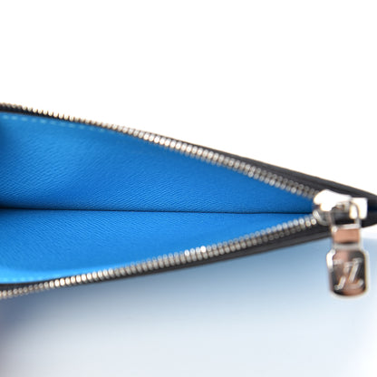 Louis Vuitton Taigarama Coin Card Holder Blue Lagoon 4 of 7