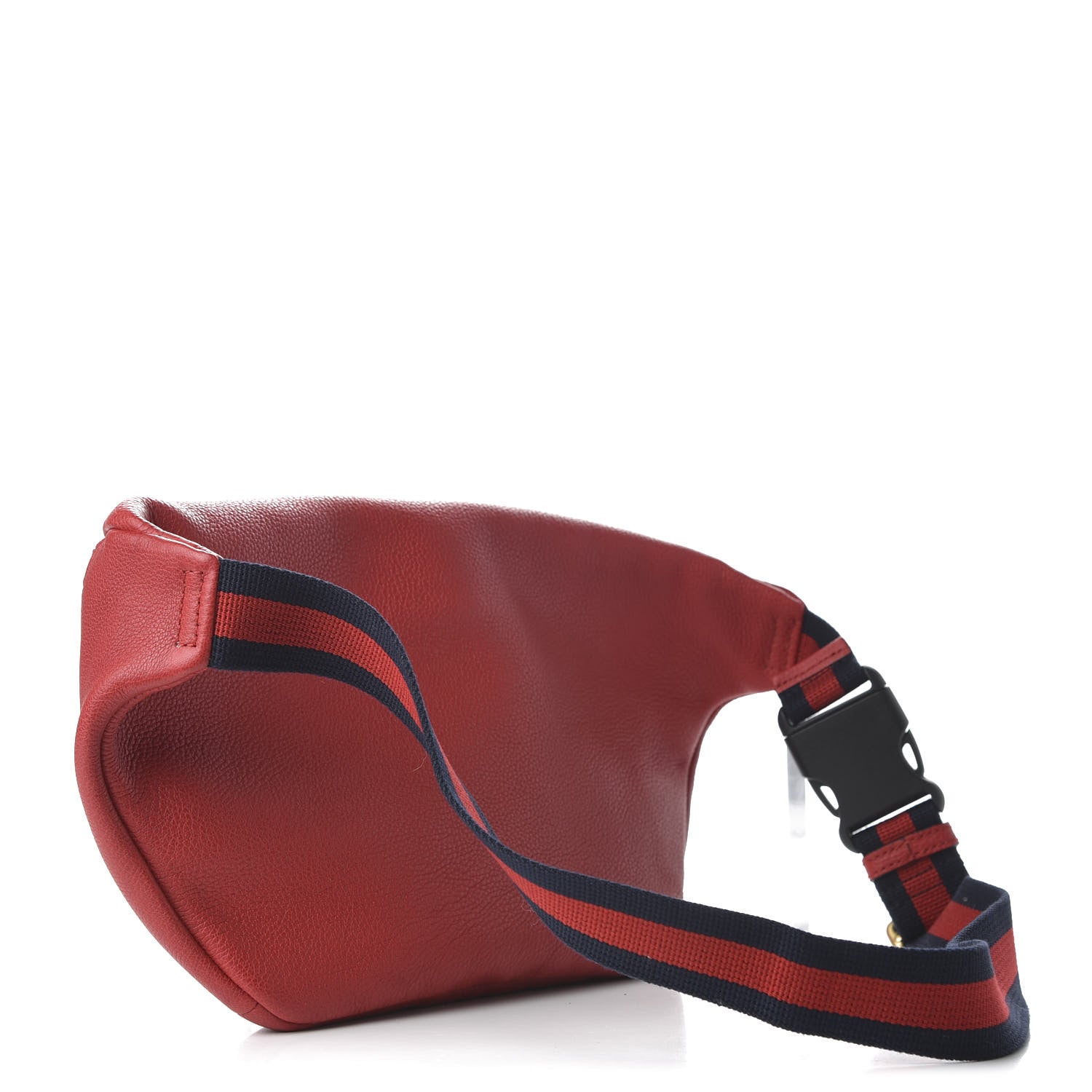 Gucci Grained Calfskin Logo Belt Bag Hibiscus Red 3 of 7