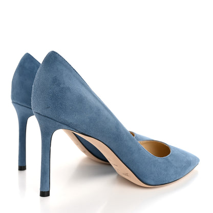 Jimmy Choo Suede Romy 85 Pumps 36.5 Butterfly Blue 5 of 10