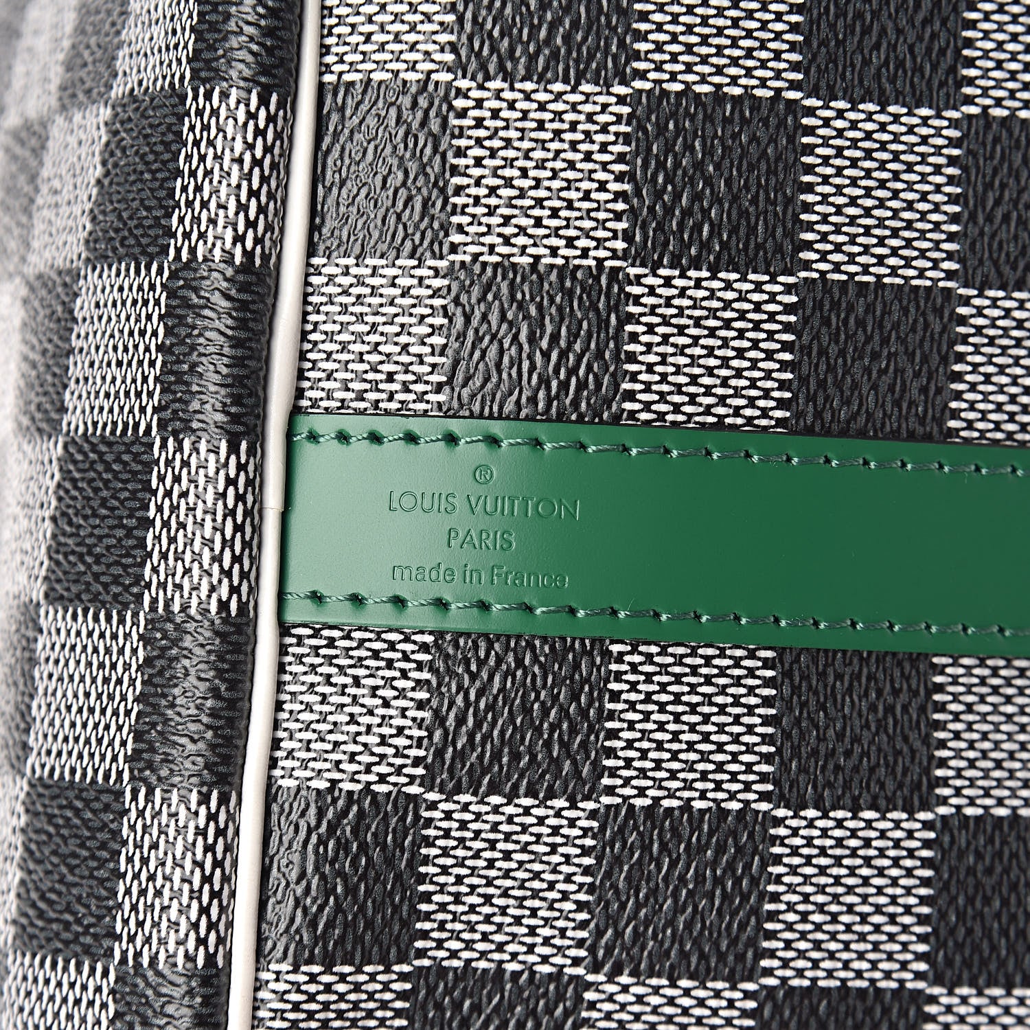 Louis Vuitton Damier Speedy Bandouliere 30 Black White 10 of 13