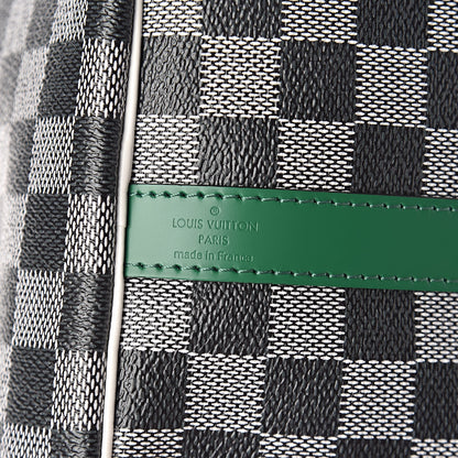 Louis Vuitton Damier Speedy Bandouliere 30 Black White 10 of 13
