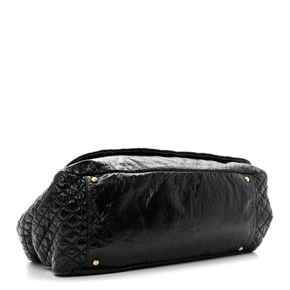 Chanel Vinyl XXL Rock and Chain Flap Black 4 of 12