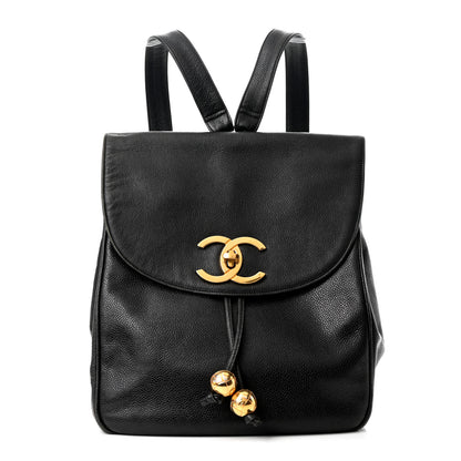 Chanel Caviar CC Backpack Black 1 of 13