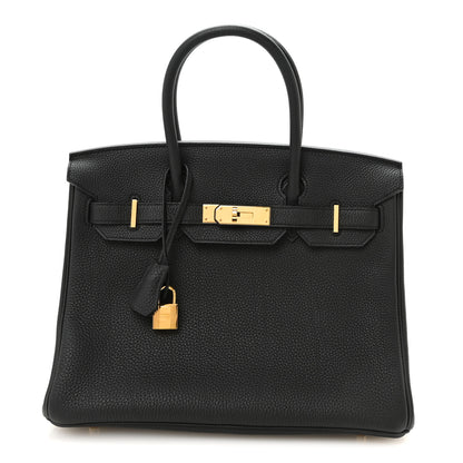 Hermes Togo BIRKIN 30 Black 1 of 10