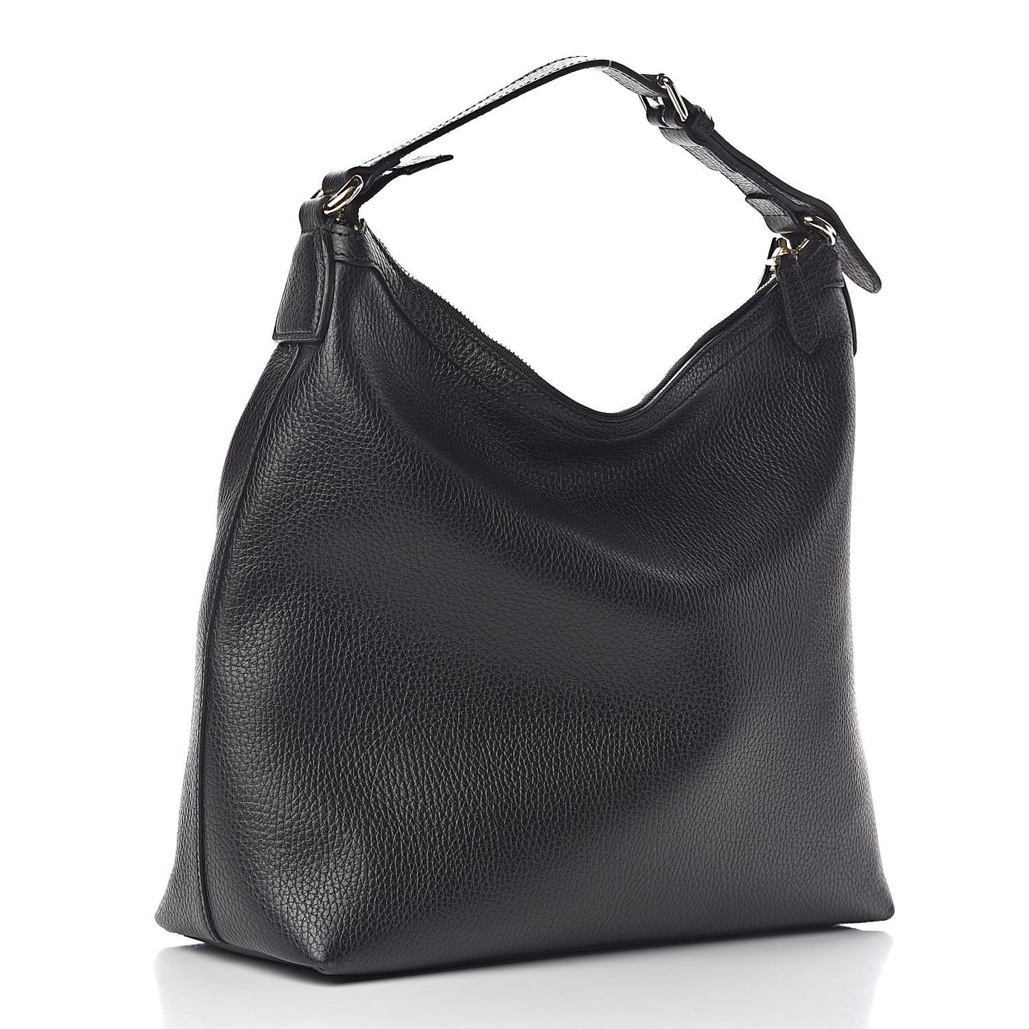 Dollar Calfskin GG Hobo Black