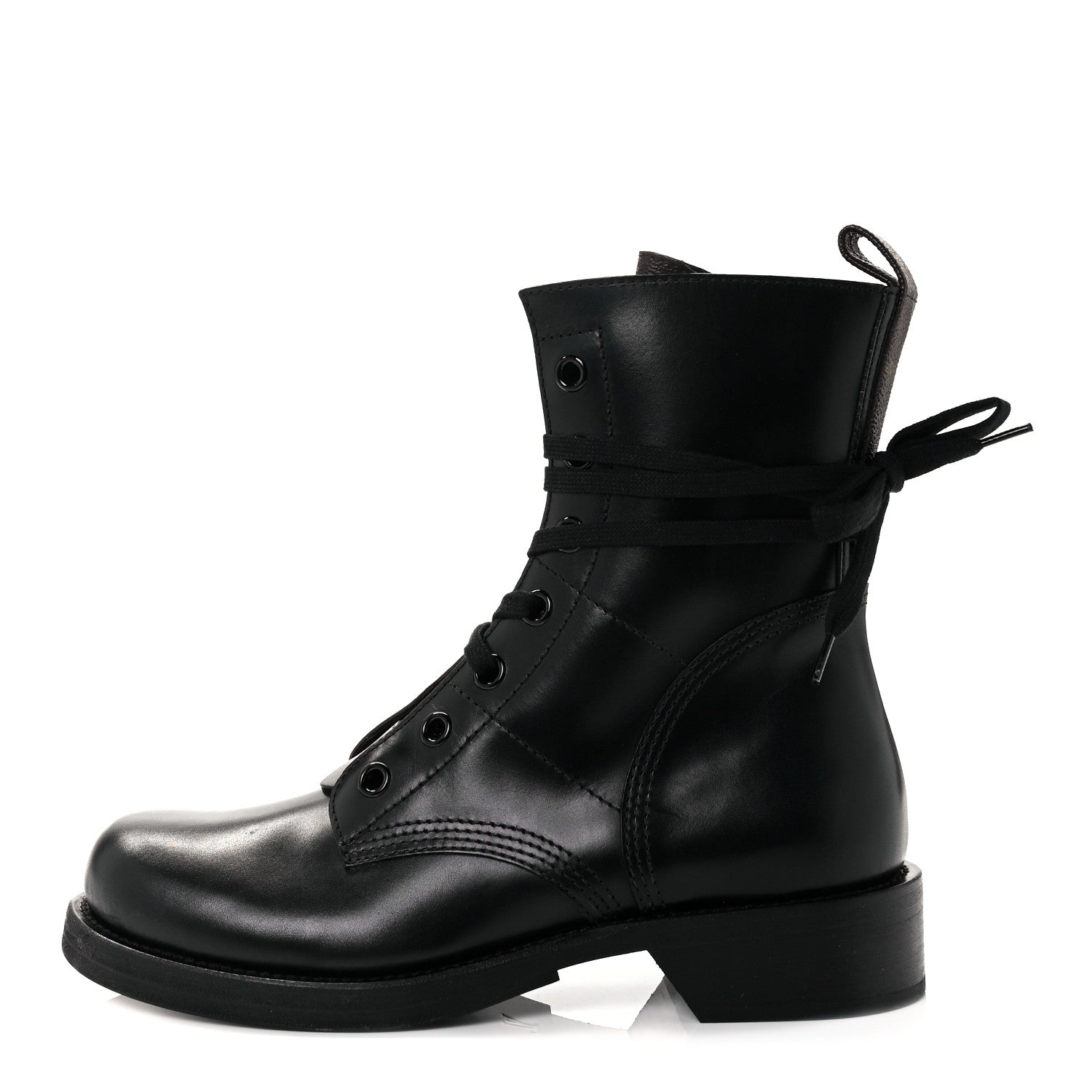 Louis Vuitton Calfskin Monogram Metropolis Flat Ranger Boots 40.5 Black 1 of 6