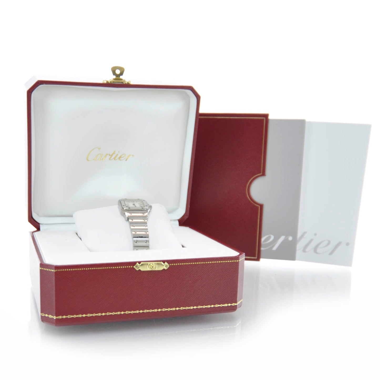 Stainless Steel 24mm Santos de Cartier Galbee Quartz Watch
