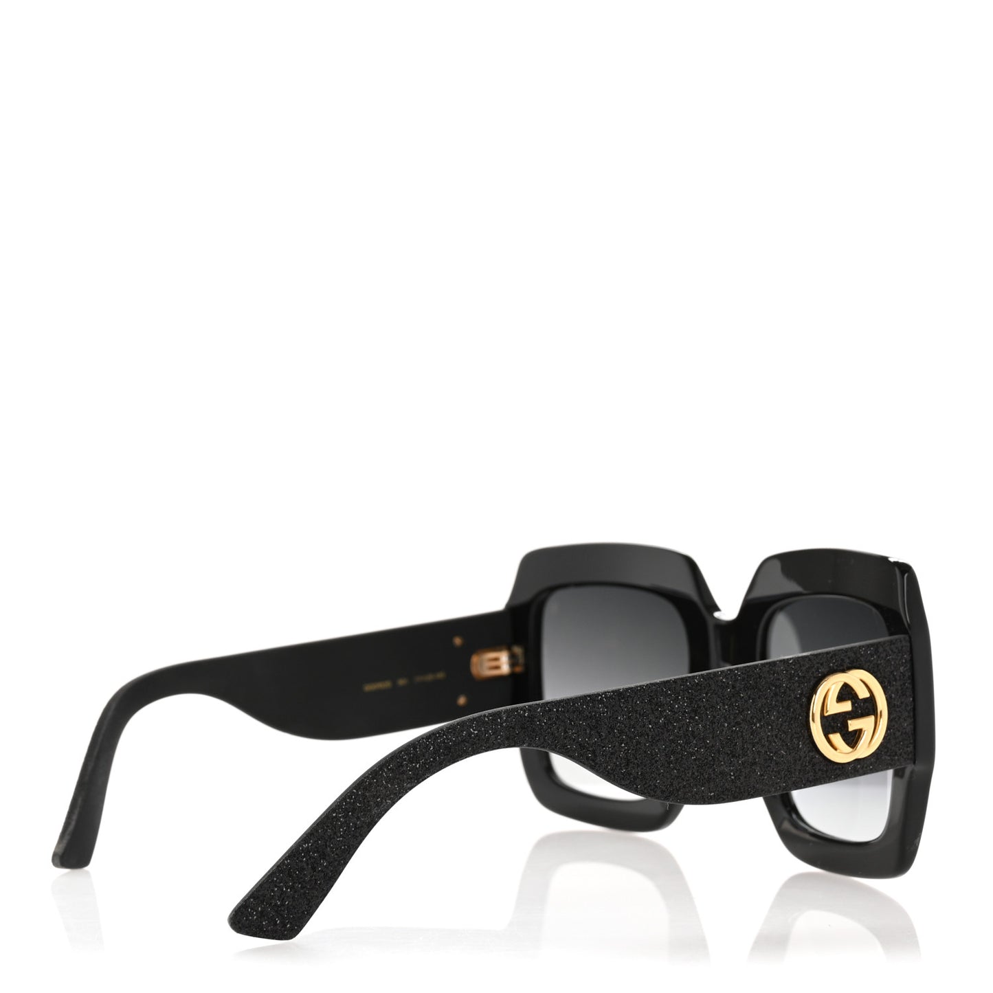 Acetate Square Frame Sunglasses GG0102S Black