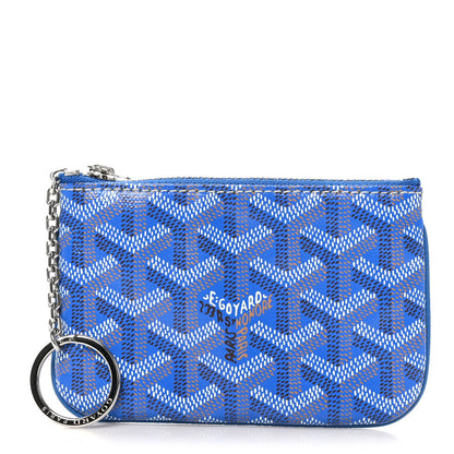 Goyard Goyardine Nano Senat Key Pouch Blue 1 of 9