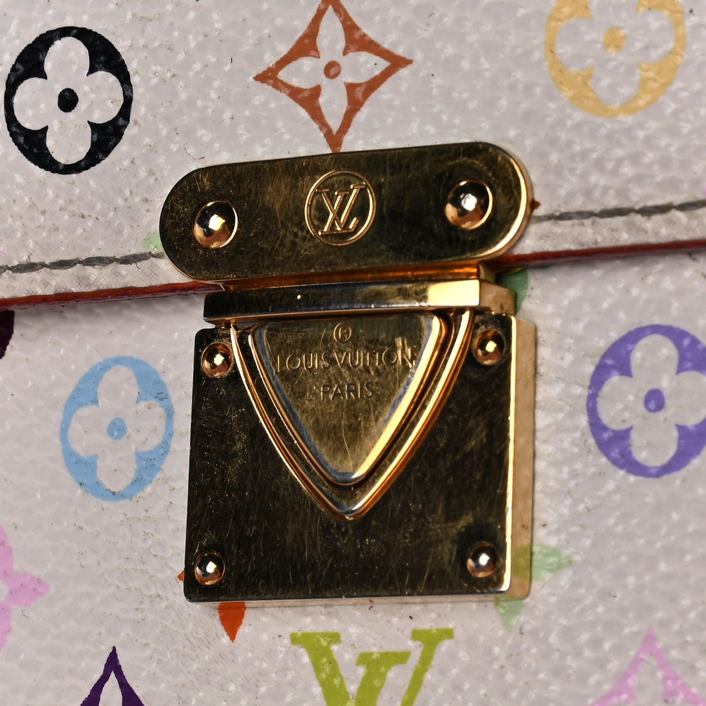 Monogram Multicolor Koala Wallet White
