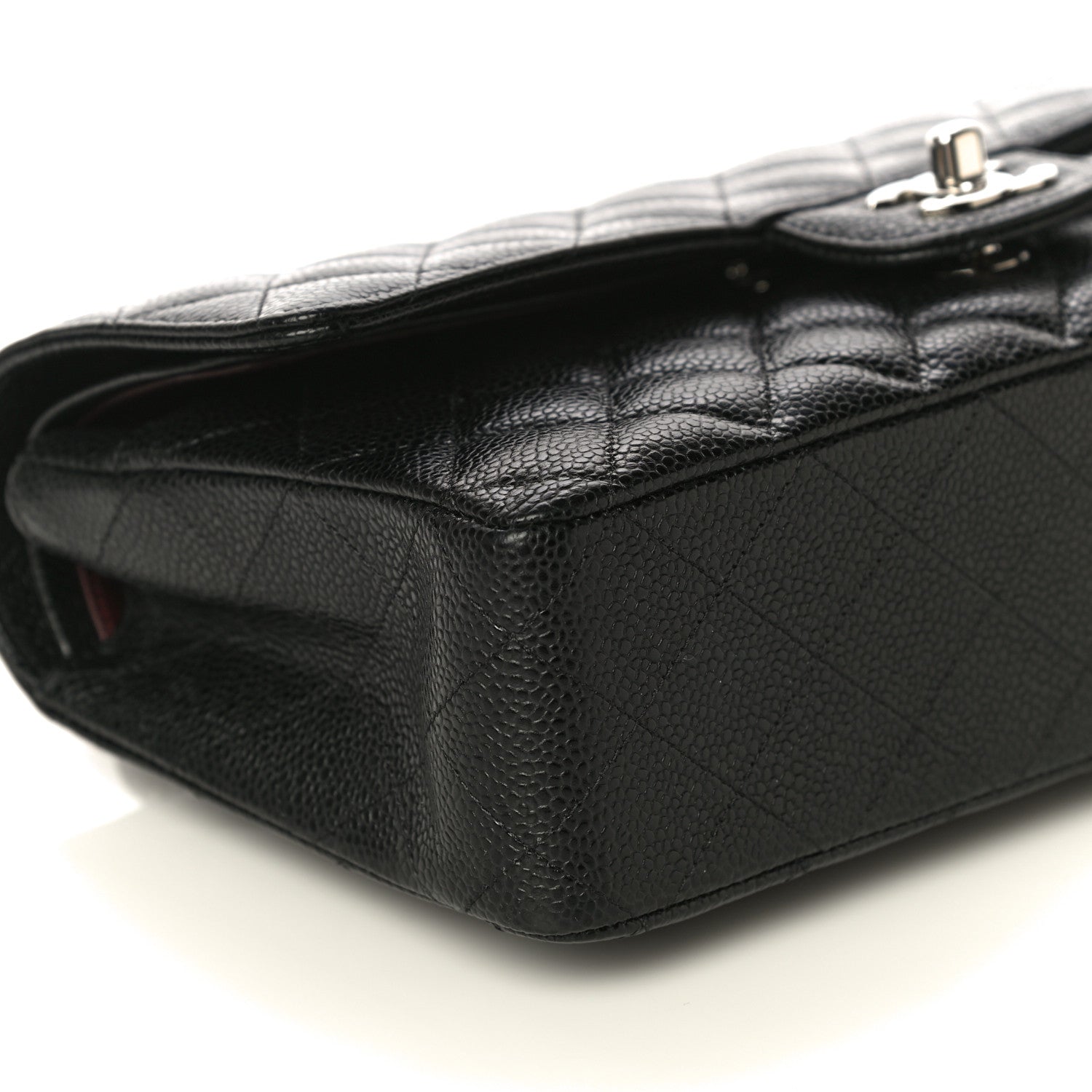 Chanel Caviar Quilted Medium Double Flap Black 9 of 12