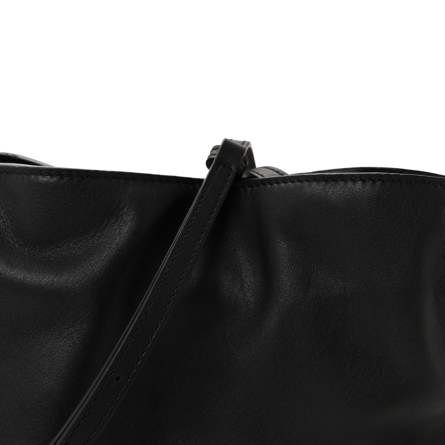 Loewe Calfskin Mini Flamenco Knot Clutch Black 7 of 9