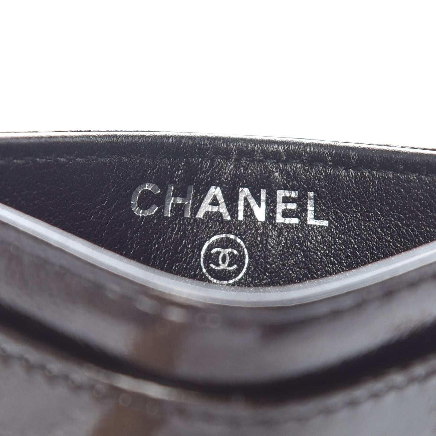 Patent Card Holder Case Black