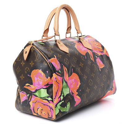 Louis Vuitton Monogram Roses Speedy 30 2 of 10
