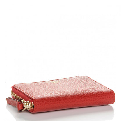 Gucci Dollar Calfskin Swing Zip Around Card Case Red 4 of 6