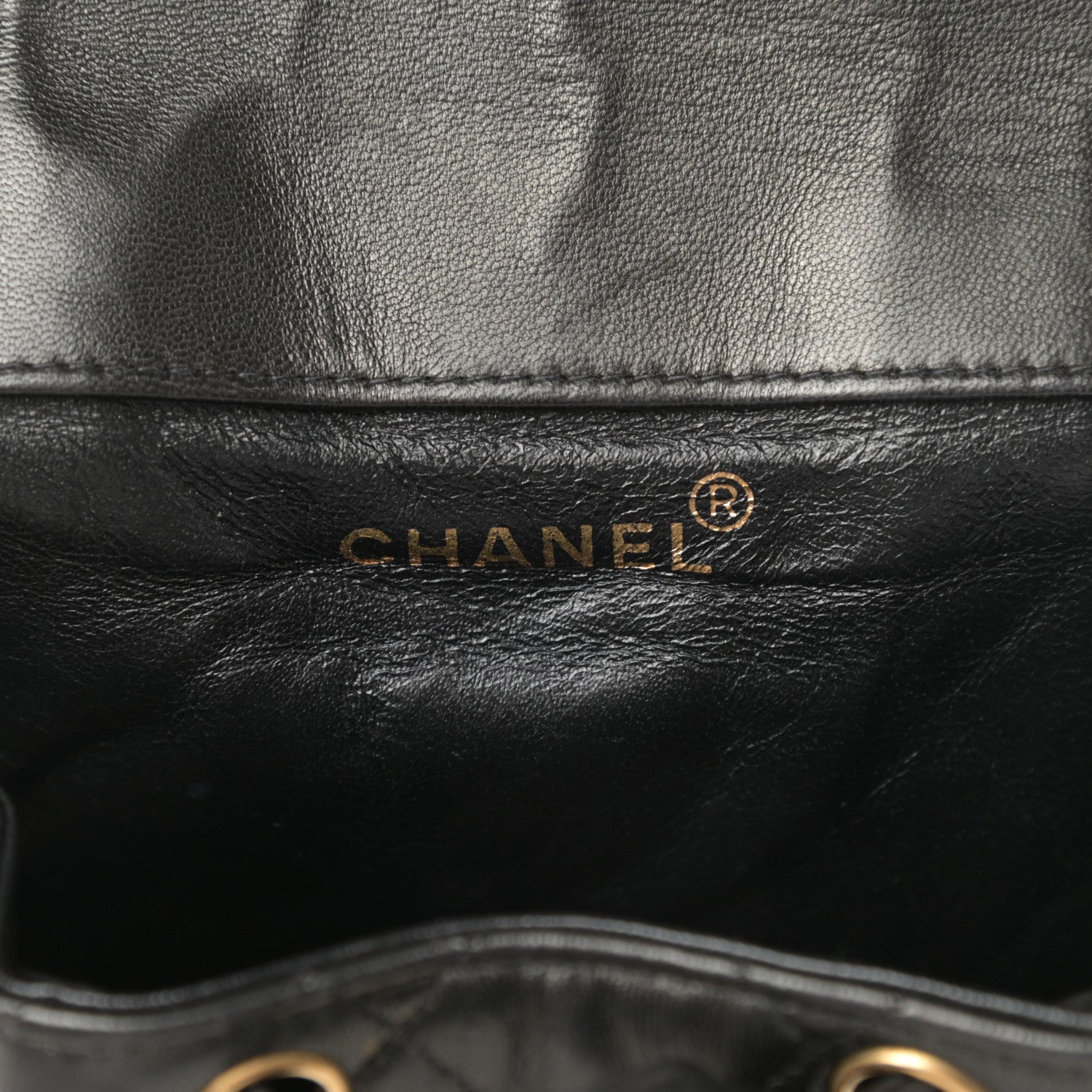 Chanel Lambskin Quilted Backpack Black 6 of 18
