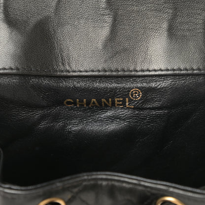 Chanel Lambskin Quilted Backpack Black 6 of 18