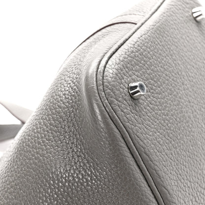 Hermes Taurillon Clemence Picotin Lock 22 MM Etain 11 of 12