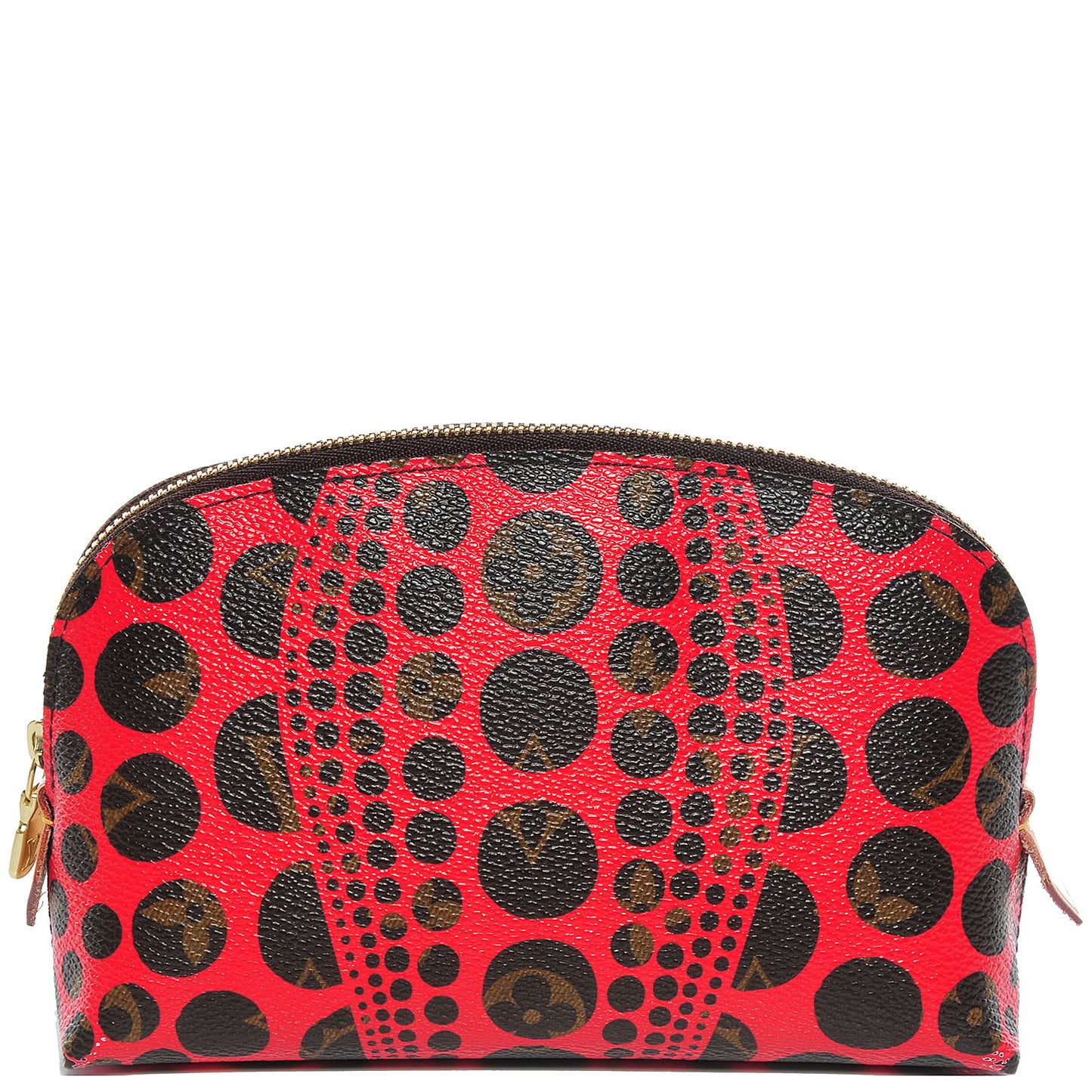 Monogram Kusama Pumpkin Dots Cosmetic Pouch Red