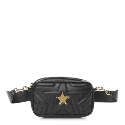 Stella McCartney Eco Alter Nappa Star Patch Belt Bag Black 1 of 9