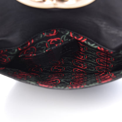 Gucci Calfskin Small Britt Tassel Shoulder Bag Black 5 of 9