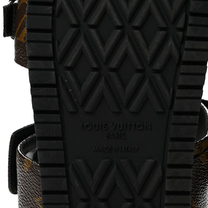 Louis Vuitton Monogram Bom Dia Mule Sandals 35.5 Black 7 of 11
