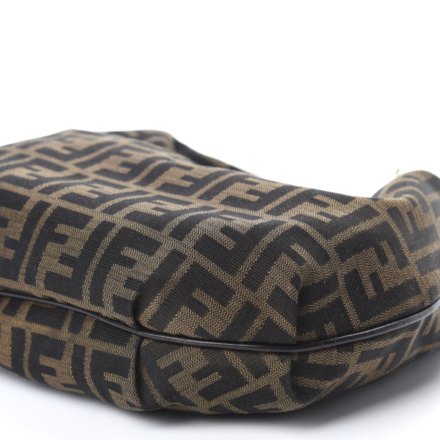 Zucca Small Chef Chain Hobo Tobacco