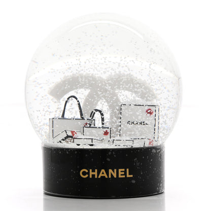 Chanel Glass CC Shopping Bag Snow Globe 3 of 8