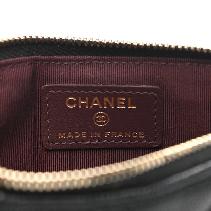 Chanel Caviar Quilted Classic Flat Wallet Pouch Black 6 of 7