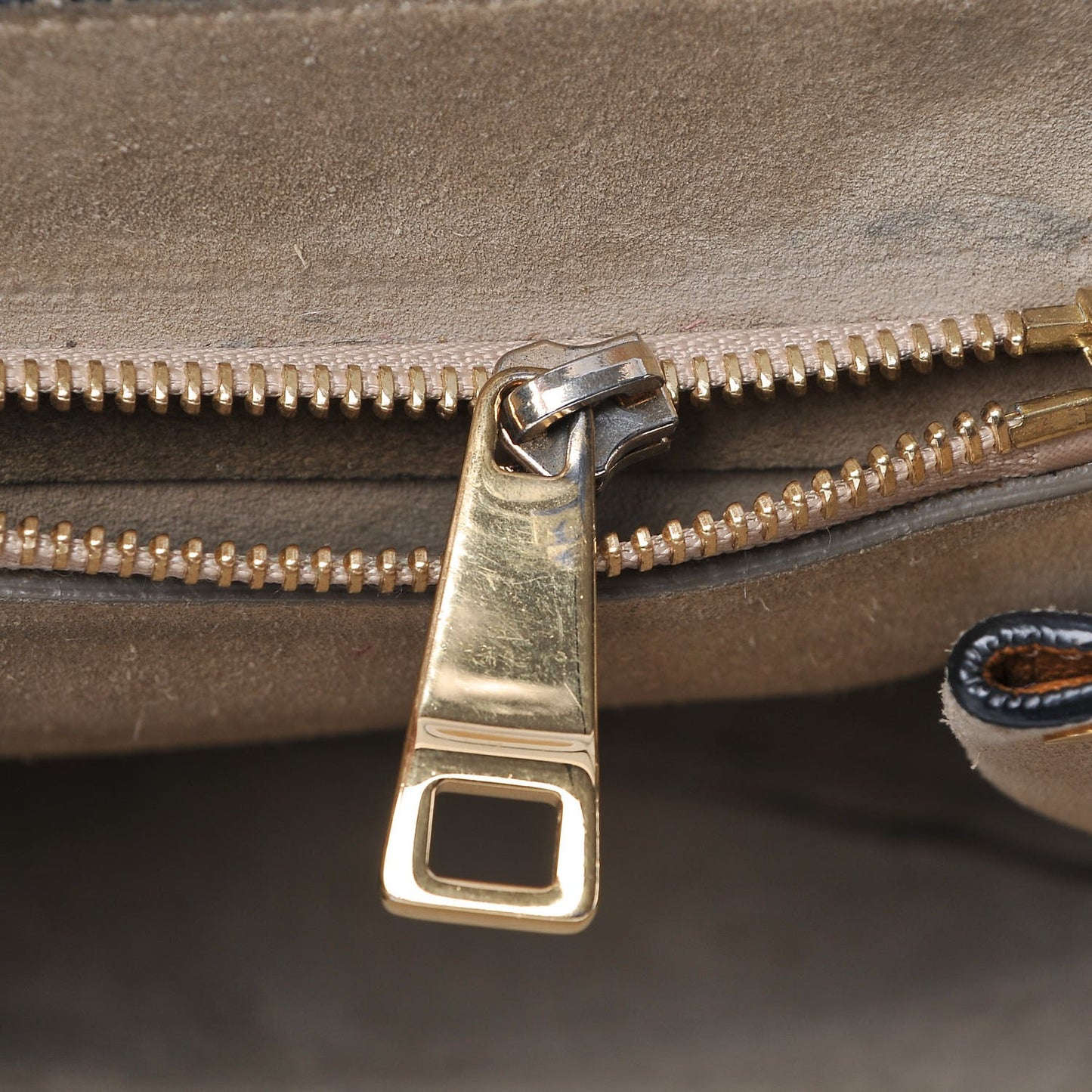 Grained Lambskin Large Drew Shoulder Bag Caramel