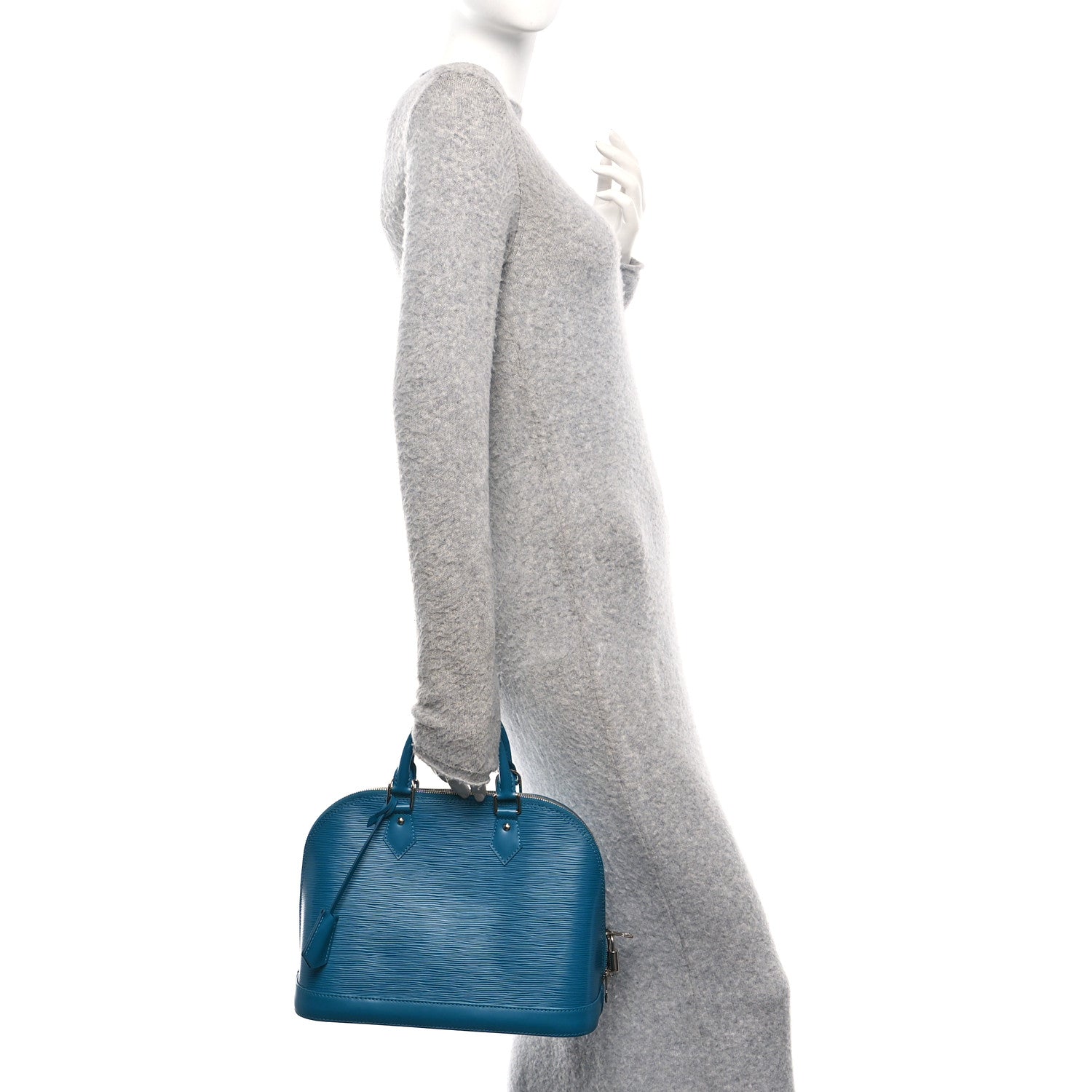 Louis Vuitton Epi Alma PM Cyan 2 of 9