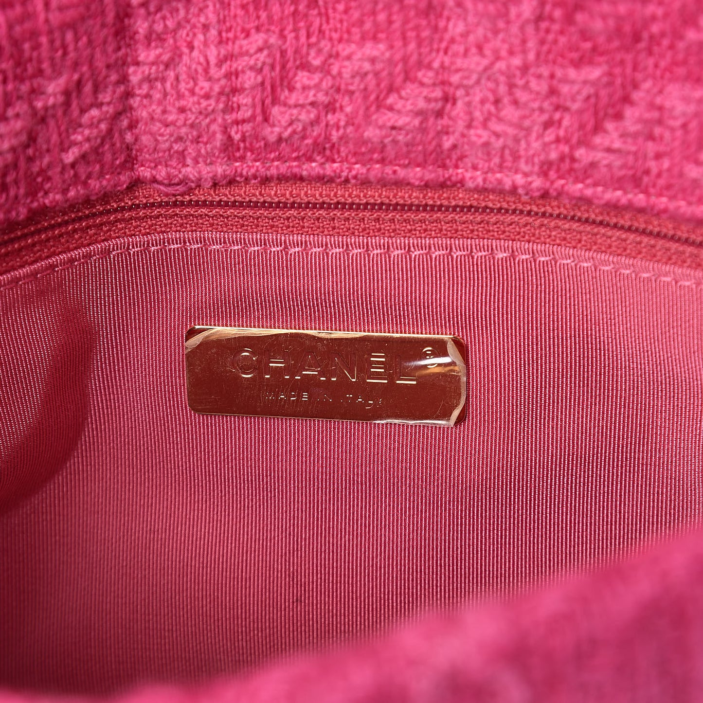 Tweed Quilted Medium 19 Flap Pink