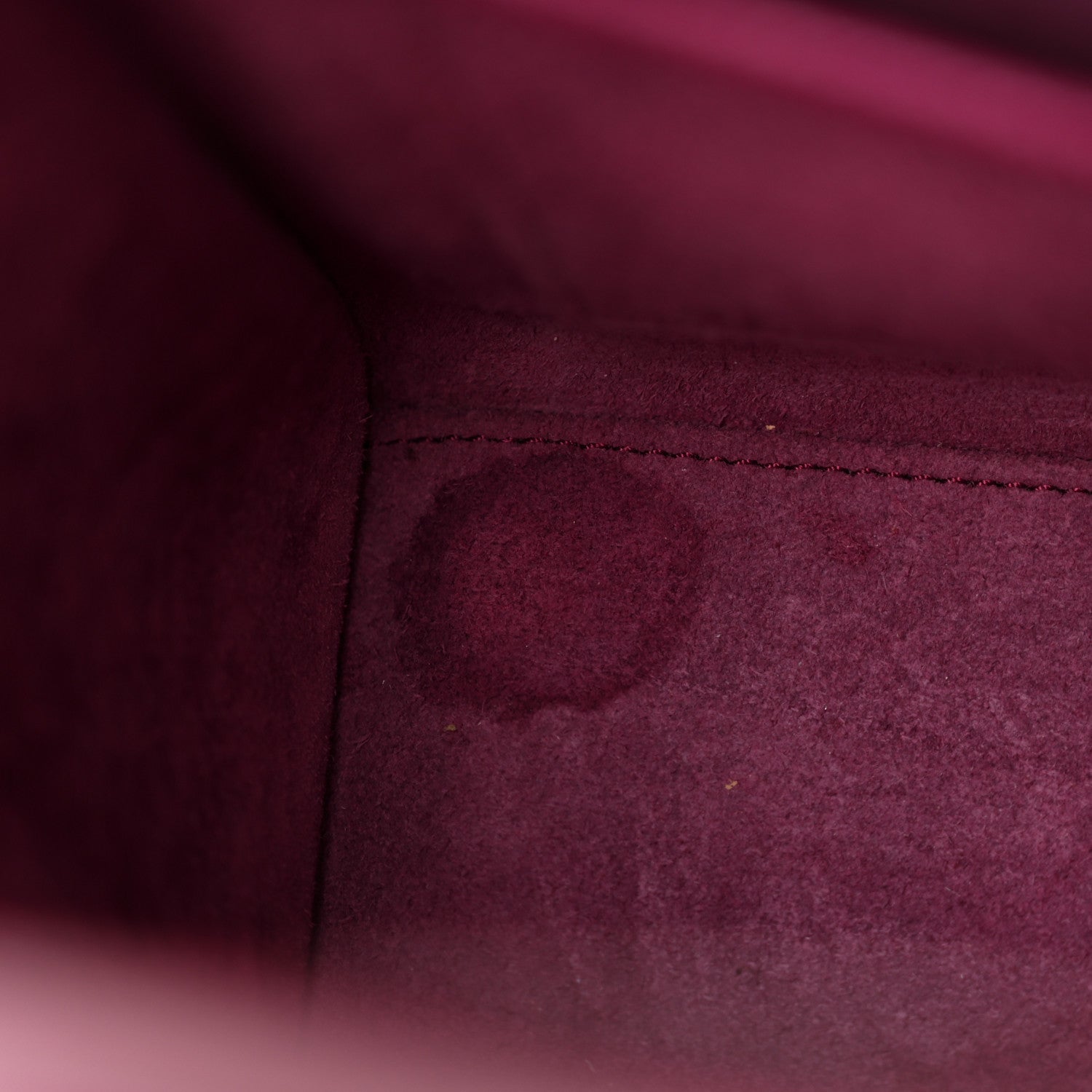 Celine Drummed Calfskin Nano Luggage Plum 11 of 12