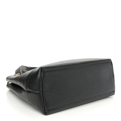 Chanel Caviar Large CC Shoulder Bag Black 4 of 11