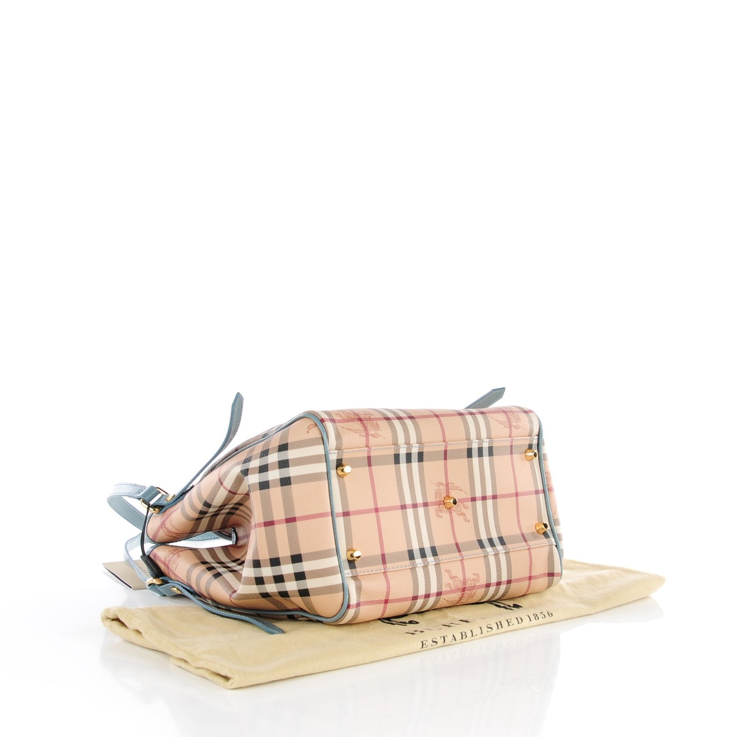Haymarket Check Small Canterbury Tote Eucalyptus Grey