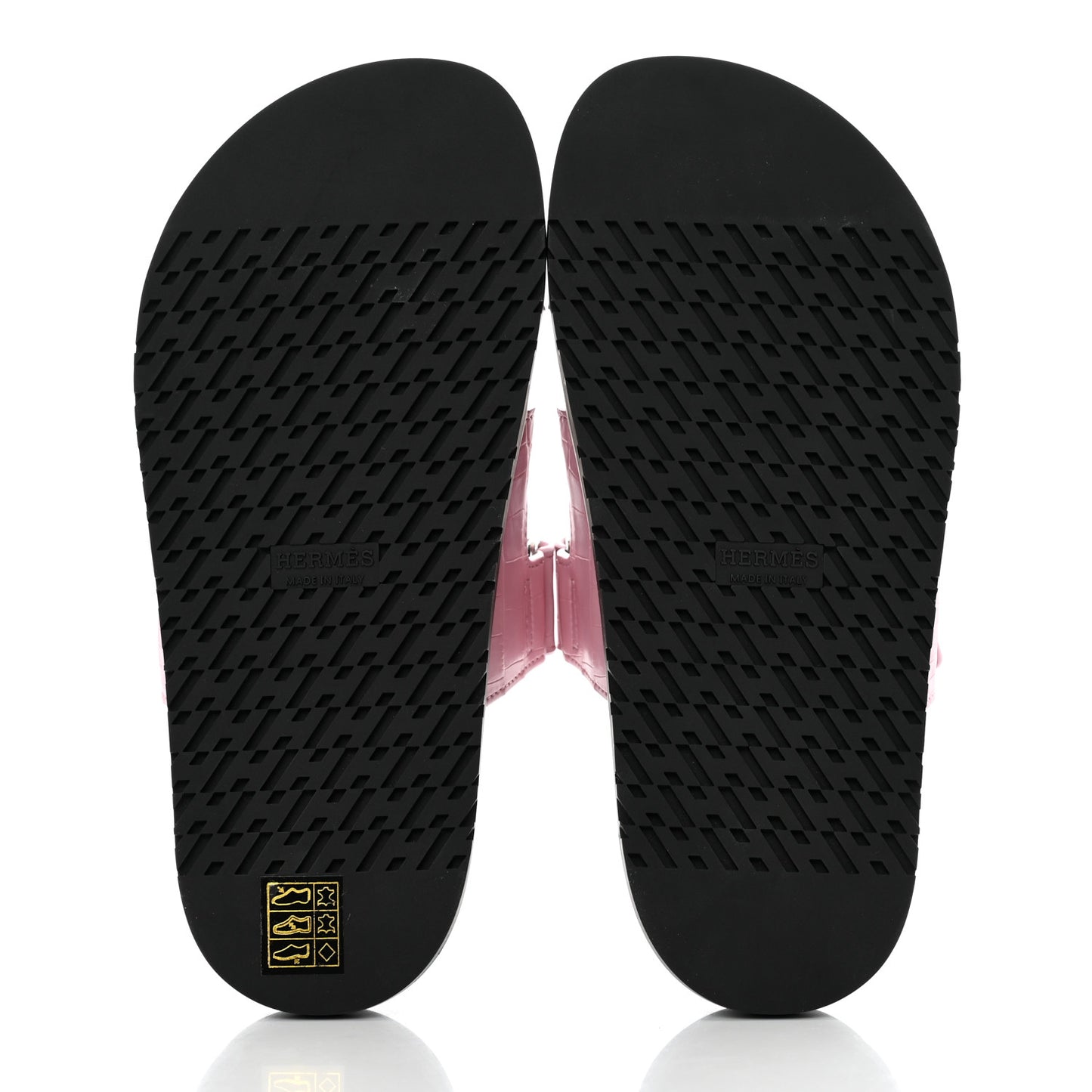 Matte Alligator Womens Chypre Sandals 36.5 Pink