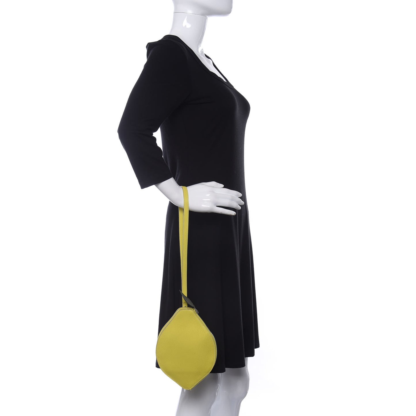 Chevre Mysore Tutti Frutti Citron Clutch Lime