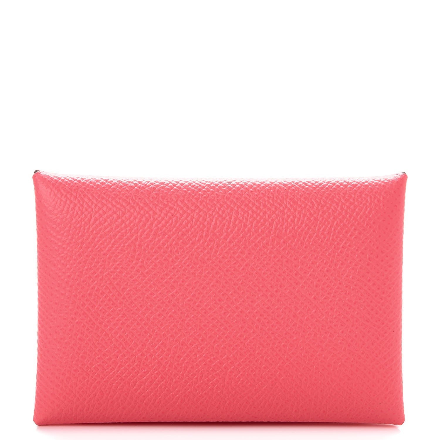 Hermes Epsom Calvi Card Case Rose Azalee 1 of 8
