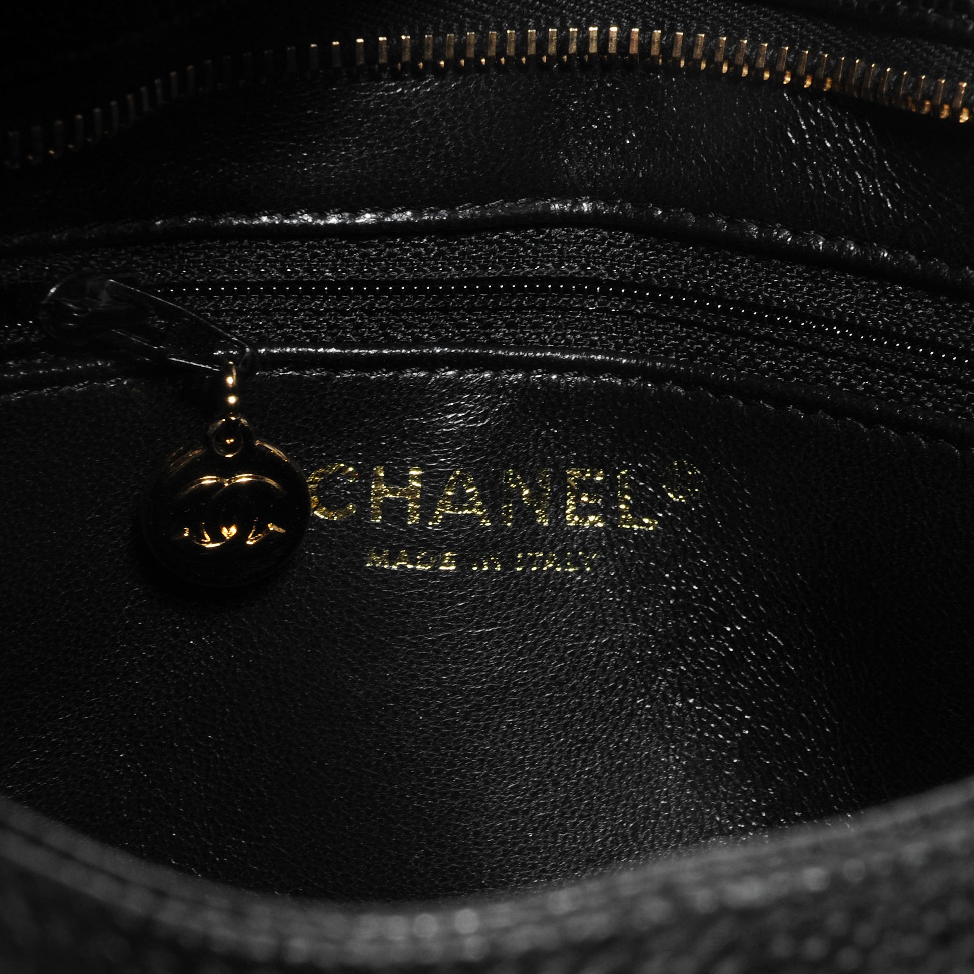 Chanel Caviar Medallion Tote Black 7 of 9