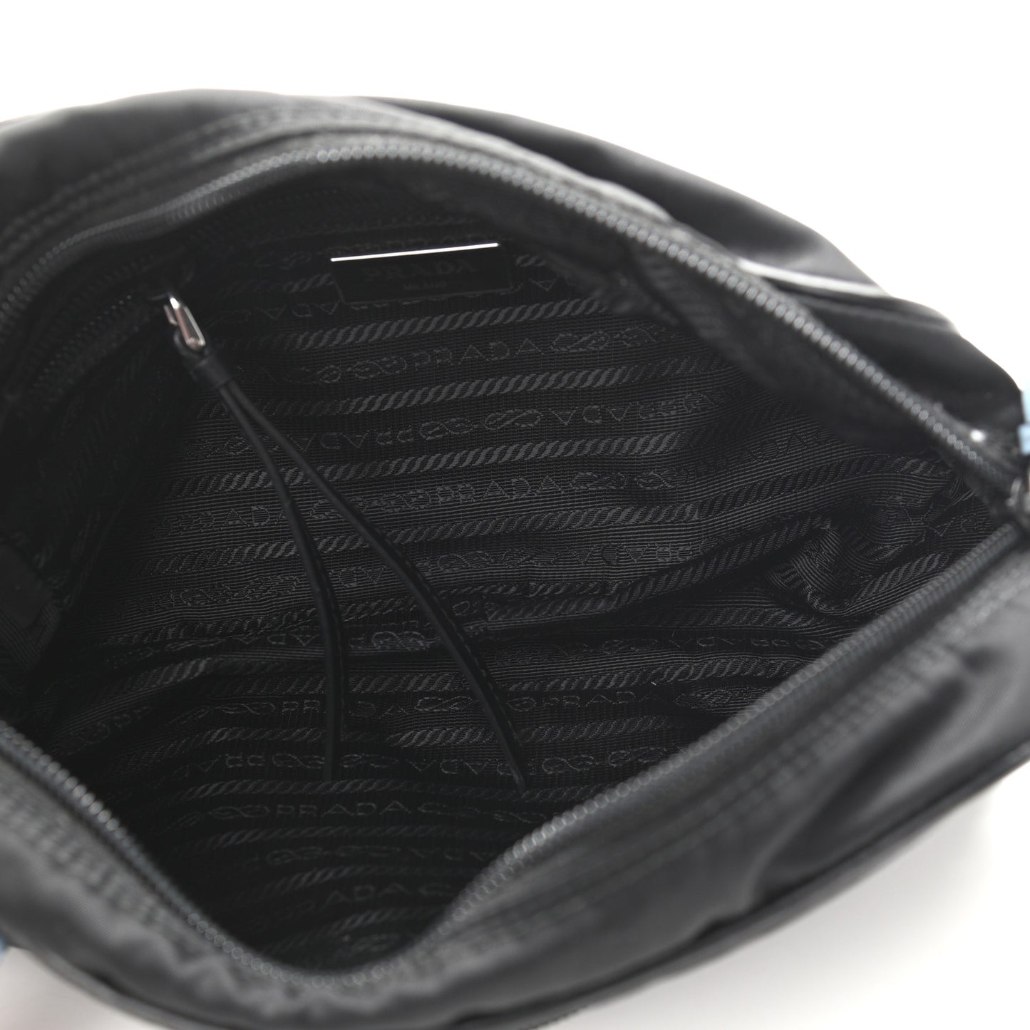 Tessuto Nylon Studded New Vela Shoulder Bag Black Astrale