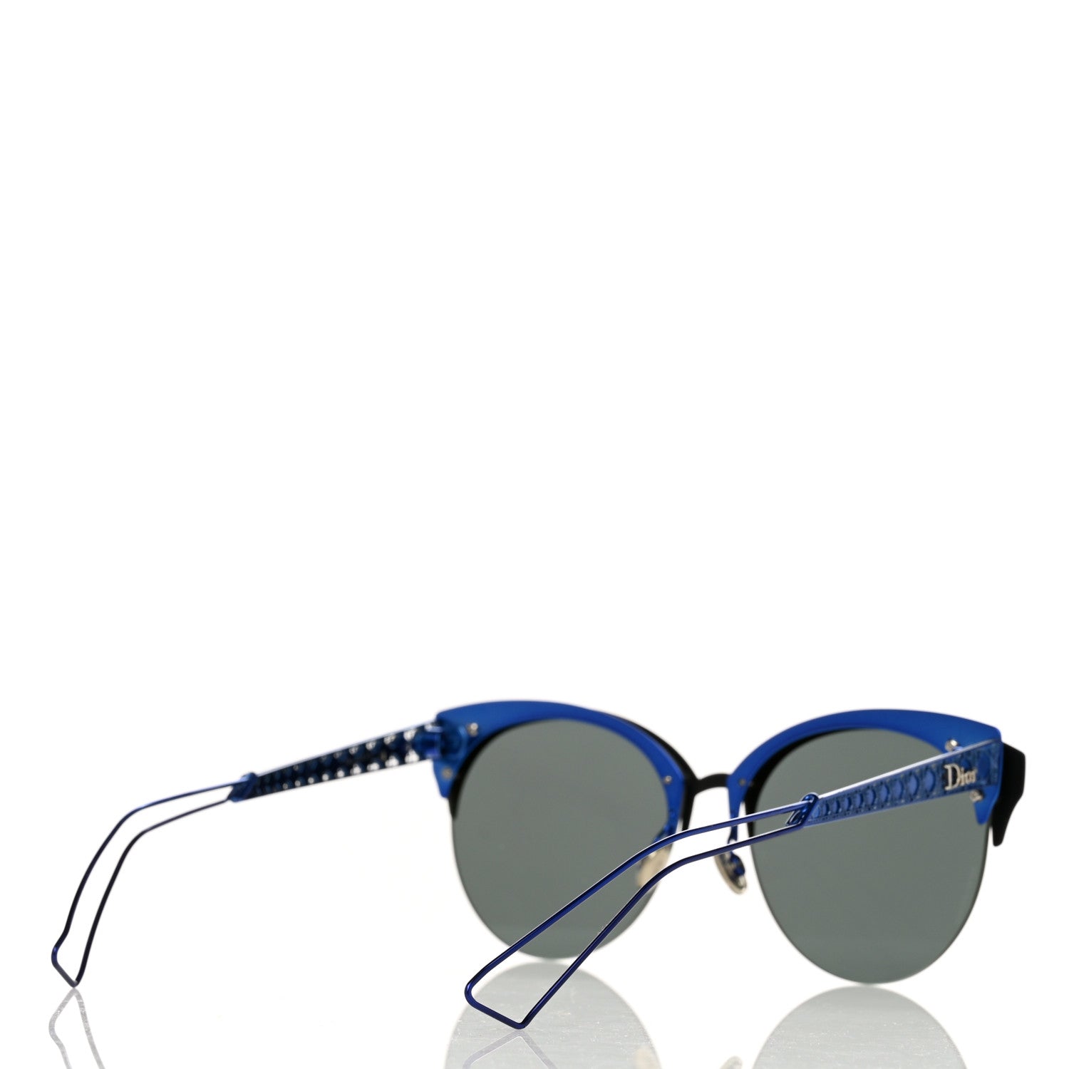 Christian Dior Metal DioramaClub Sunglasses Black Blue 4 of 6