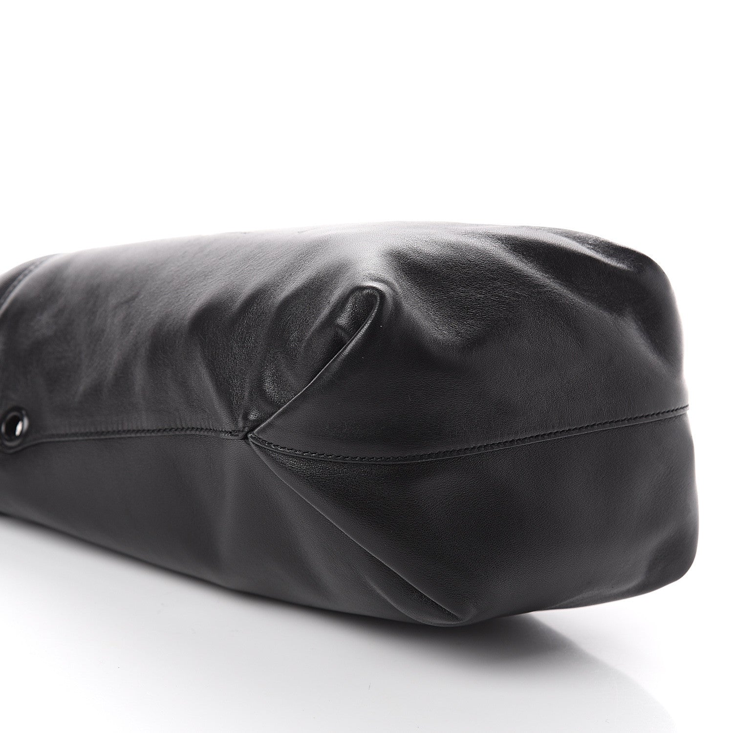 Saint Laurent Lambskin Small Teddy Bucket Bag Black 7 of 8