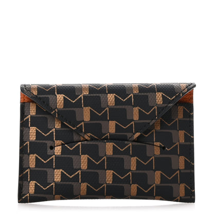 Moynat Toile 1920 Oh! Envelope Cardholder Carbon Bronze 1 of 6