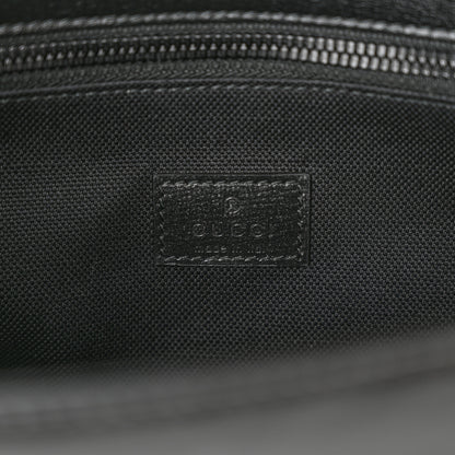 Gucci Azalea Calfskin Web Monochrome Horsebit 1955 Shoulder Bag Black 6 of 10