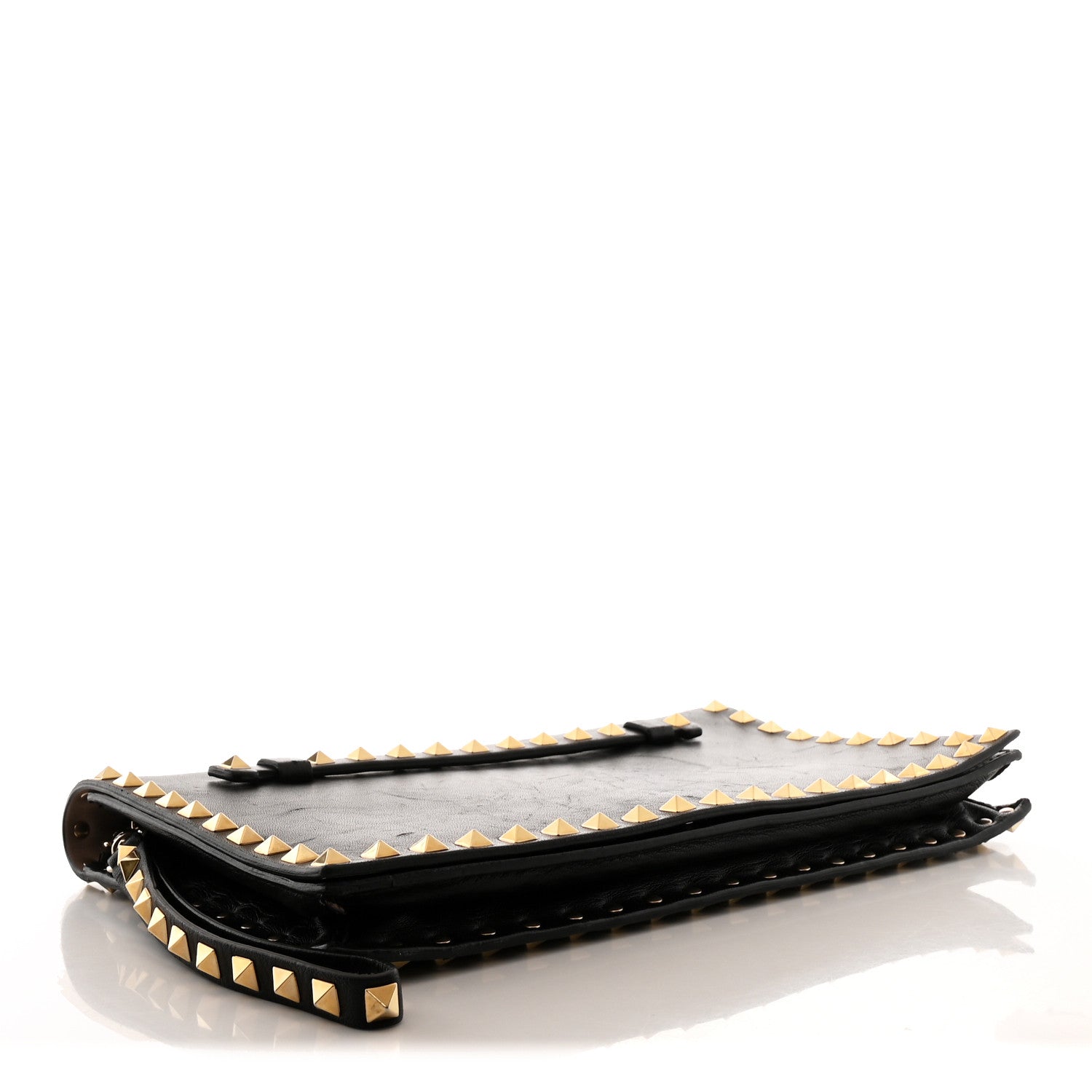 Valentino Garavani Nappa Rockstud Wristlet Clutch Black 4 of 11