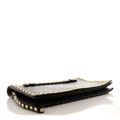 Valentino Garavani Nappa Rockstud Wristlet Clutch Black 4 of 11