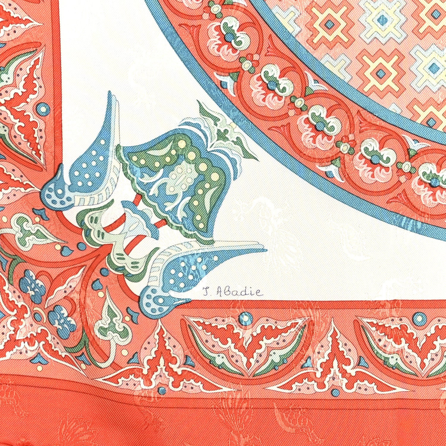 Hermes Silk Ciels Byzantins Scarf 90 4 of 6